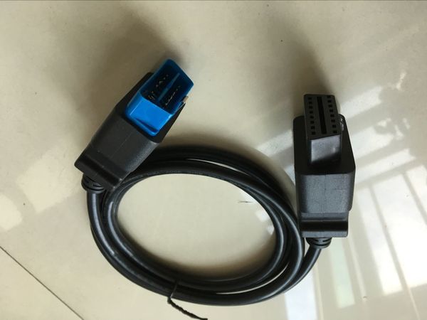 Cable obd de 16 pines a adaptador de 16 pines, conector obd2, cable de extensión público hembra de 16 pines, longitud de 1,2 m