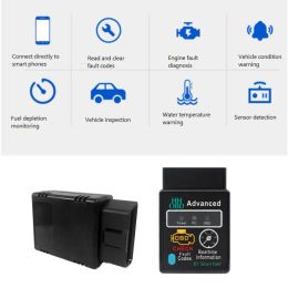 OBD2 Auto Scanner ELM327 Bluetooth / WiFi V1.5 OBDII ELM 327 BT / WI-FI 1.5 HHOBD HH OBD ELM327 Bluetooth 5.1 / 1,5 ELM 327 Commutation ON