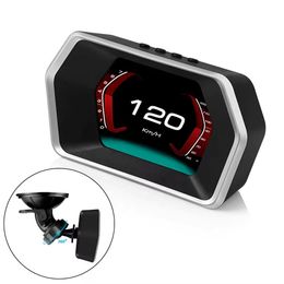 OBD2+GPS SMART Digital Head Up Display HUD CAR Elektronica Snelheidsmeter Alarmen Alleal Koelvloeistof Turbo Boost voor alle auto