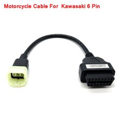 OBD2 motorfiets diagnostische kabel voor Kawasaki 6pin motortraden