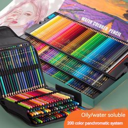 OBOS Couleur professionnelle plomb 72 Couleurs à base d'huile Brosses pour les crayons de couleur solubles dans un dessin à la main