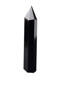 Obsidien Pilier Natural Crystal Tower Arts Mineral Chakra Heury Wands Reiki Energy Stone Sixise Black Quartz Magic Wand Point7918621