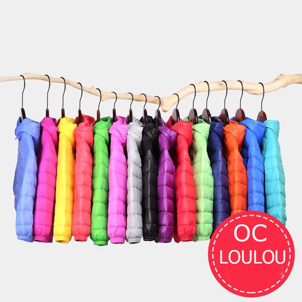 OC Y574946 Lou Lou Girl Winter Down Coat Chaqueta de longitud media Suelta a prueba de agua Con capucha Keep warm zipper Flores de dibujos animados