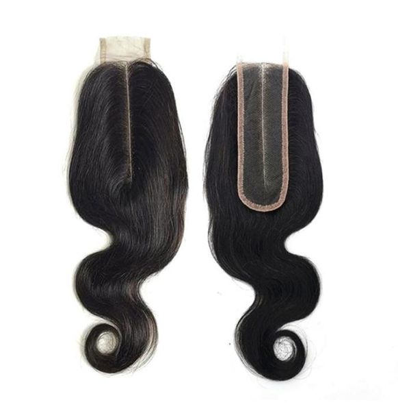 OC902 Bloque de cabello de encaje Peluca remy cabello humano ondulado Kim K 2x6 Cierre de encaje Largo recto Se puede teñir Color Natural 9301220