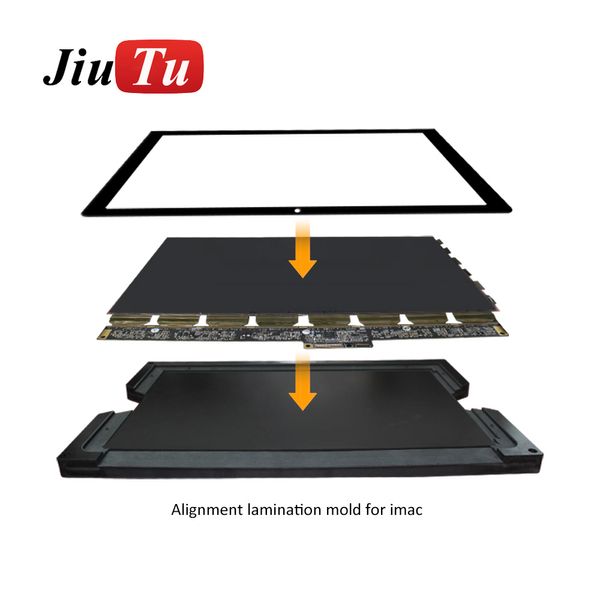 Molde de alineación de laminación al vacío OCA para reparación de iMac, proveedor de máquinas laminadoras, 21,5 pulgadas, 2K, 4K, 27 pulgadas