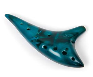 OCARINA 12 TONES ALTO C AVEC LE LIVRE DE SANG LIVRE Affichage Stand Col Cord Cord 4728064