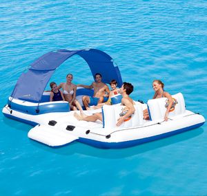 Ocean Paradise chaise longue eau rangée flottante lit flottant repos flottant rangée d'eau flotteur de piscine