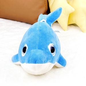 Série Ocean Dolphin Plux Animal Toy Doll Cotton Wool Childrens Cadeaux essentiels 240416
