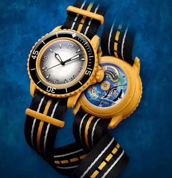 Reloj oceánico Relojes automáticos de cuarzo y acero inoxidable Función de alta calidad Pacífico Antártico Indio Cinco océanos Relojes con movimiento