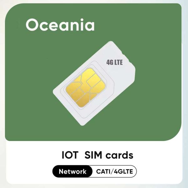 Carte SIM de données Océanie 500M pour une connectivité cellulaire sécurisée, appareils intelligents, vente de traceurs GPS Hines, sans contrat