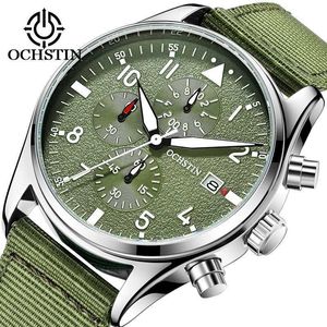 Ochstin Sports Herenhorloges voor Man Topmerk Luxe Pilot Mannelijke Polshorloges Waterdichte Originele Quartz Chronograph Clock T200909