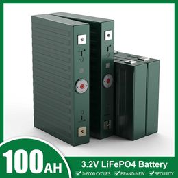 Ockered 4-8 pièces Lifepo4 batterie de cellules 3.2V 100Ah cellules de Phosphate de fer de Lithium 12V 24V bricolage batterie pour RV EV stockage d'énergie