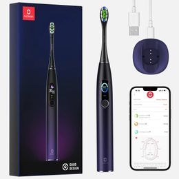 Oclean Toothbrush X Pro Smart Sonic Electric Set IPX7 Ultrasonido Whitener Cepillo Recargable Kit automático de dientes ultrasónico 2 IP7