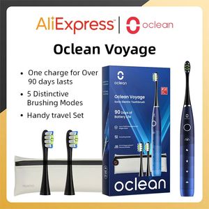Oclean Voyage Sonic Electric Toothbrush Travel Teethbrush Kit Rechargeable Automatic Ultrasonic IPX7 Ultrasound Dental Whitener 240104