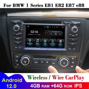 Autoradio para Bmw Serie 1 E87 E81 Multimedia E82 Android unidad principal E88 2004-2012 Apple CarPlay Android Auto Radio Bluetooth coche DVD