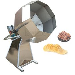 Mélangeur octogonal de saveur, Machine commerciale d'assaisonnement en acier inoxydable, baril d'assaisonnement d'épices octogonal