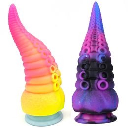 Octopus Anale Dildo Voor Vrouwen Siliconen Buttplug Prostaat Massage Anale Speeltjes voor Vrouwen Mannen Anale Plug Sex Shop 240106