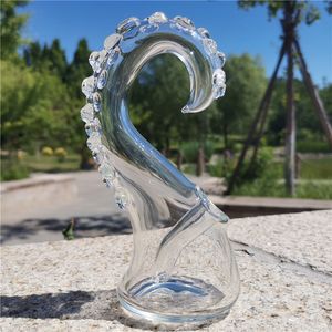 Octopus Barbe Eau Bong Bongs Narguilé Narguilés Pipe En Verre Bubbler Dab Rig Pour Cadeau CCG Borocilicate Matériel Pour Fumer Quartz Craftbong Bang Banger En Gros