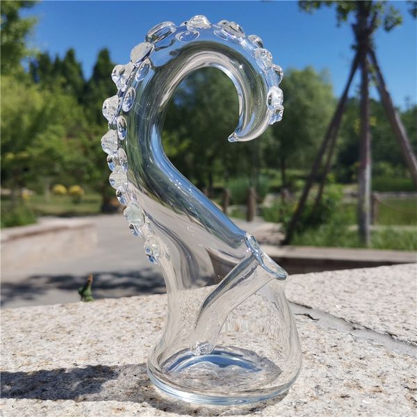 Pulpo Barba Agua Bong Bongs Hookah Hookahs Tubo de vidrio Bubbler Dab Rig para regalo CCG Material de borocilicato para fumar Cuarzo Craftbong Bang Banger al por mayor