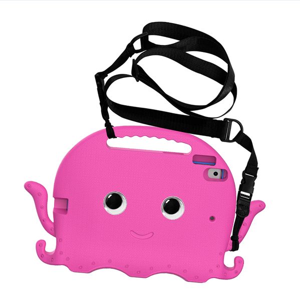 Octopus Kids Tablet PC Cases Sacs Safe Soft EVA Mousse légère Poids Anti-choc Poignée Étui pour iPad Pro 10.5 10.2 mini 6 Samsung Galaxy TAB A7 Lite T500 s6