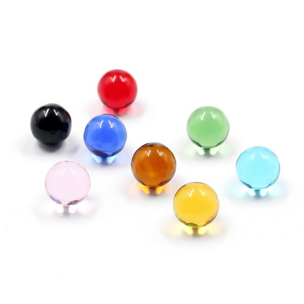 OD 6 mm 12 mm Terp Pearls Ball Accesorios para fumar Perla Terp colorida para cuarzo Banger Nails Dab Rig Hookah Glass Bong