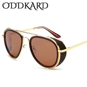OddKard Classic Hot Steampunk Zonnebril voor Mannen en Dames Merk Designer Pilot Smart Mode Zonnebril Oculos de Sol UV400