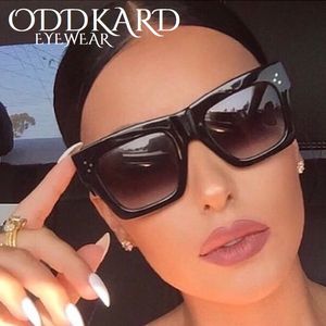 OddKard Classic Retro zonnebril voor mannen en vrouwen Stijlvolle modeontwerper Luxe bril Merk vierkante eyewear UV400 gratis verzending