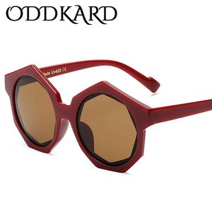 OddKard Hot Summer Rave Party Designer Zonnebril voor Mannen en vrouwen Stijlvolle Mode Ronde Zonnebril Oculos de Sol UV400