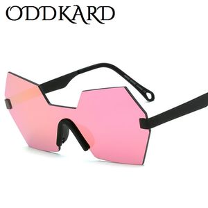OddKard luxe mode vlinder zonnebril voor mannen en vrouwen moderne stijlvolle randloze merk unisex glazen UV400 gratis verzending