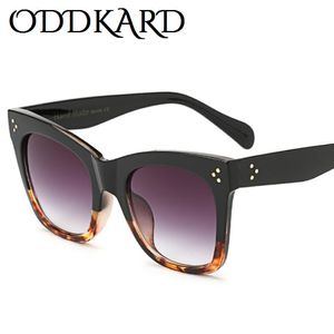 OddKard New Brand Fashion Designer Zonnebril voor Mannen Dames Luxe Vintage Cat Eye Sun Bril Oculos de Sol UV400