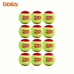 ODEA Merk Kids Tennisbal Training Elastische Ballen Racket Hoge Kwaliteit Decompressie met Draagbare Tas voor Leeftijd Ouder dan 5 240304