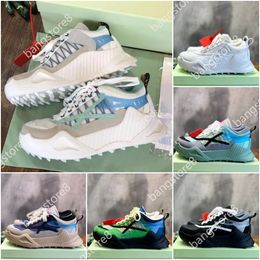 Odsy-1000 schoenen Designer schoenen pijl scherp hoek ow bodem sb sneakers stiksel kleur pijl catwalk ademende hoog platform sneaker maat 35-45