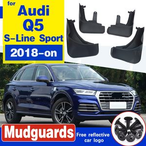 OE Styled Molded Car Mud Flaps For Audi Q5 FY S-Line Sport SQ5 2018-on Mudflaps Splash Guards Mud Flap Mudguards Car Styling