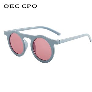 OEC CPO Klassieke Ronde Zonnebril Mannen Vrouwen Mode Kleine Frame Zonnebril Vrouwelijke Plastic Bril Unisex Eyewear UV400 O626