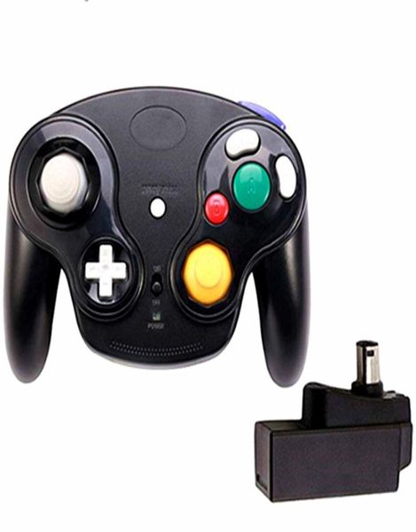 OEM 24G Controlador inalámbrico GamePad para juego Cube Ngc Wii Wii U Switch con adaptador 6 colores Fast 3541306