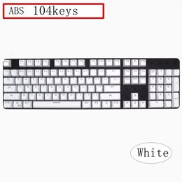 OEM ABS 104Keys KeyCaps voor mechanisch toetsenbord wit zwart blauw cyaan groen oranje rood geel paarse kleur keycap
