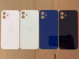 Boîtiers arrière en verre OEM pour iPhone 14 Plus Pro Max 13 12 11 8 Plus X XS MAX, couvercle arrière de remplacement de batterie, caméra à grand trou