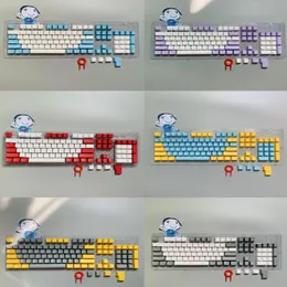 Jeu de capuchons de touches rétroéclairés Oem, 104 touches ABS, ergonomiques et mignons, pour profil Mx Cherry, interrupteur Gateron, Kit de clavier mécanique