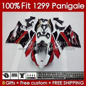 OEM Body for Ducati Panigale 959 1299 S R 959R 1299R 15-18 Carrosserie 140no.20 959-1299 959S 1299S 15 16 17 18 Frame 2015 2015 2017 2018 Spuitmal Rood Black Blk