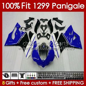 OEM Body for Ducati Panigale 959 1299 S R 959R 1299R 15-18 Carrosserie 140No.26 959-1299 959S 1299S 15 16 17 18 Frame 2015 2015 2017 2018 Injectie Mold Factory Factory Blue Blue