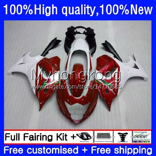 Corps OEM pour SUZUKI KATANA GSX 650F GSXF 650 GSXF650 08-14 29No.10 Rouge foncé blanc GSXF-650 2008 2009 2010 2011 2012 2013 2014 GSX650F GSX-650F 08 09 10 11 12 13 14 Kit de carénage