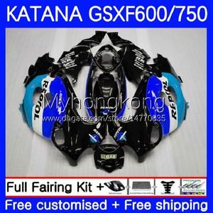 OEM-lichaam voor SUZUKI KATANA GSXF REPSOL BLAUW 600 750 CC GSXF750 2003 2004 2005 2006 2007 18 NO.82 GSX750F GSX600F 03-07 GSXF-600 600CC 750CC GSXF600 03 04 05 06 07 Kuip