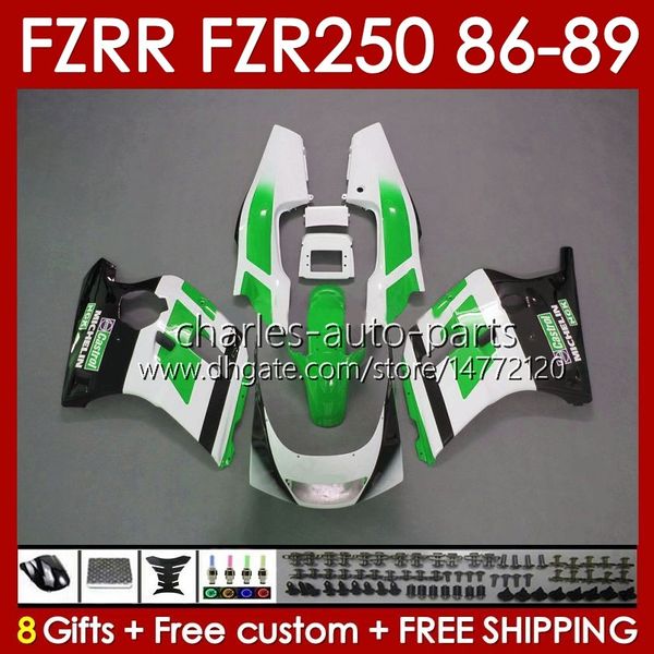 Corps OEM Pour YAMAHA FZR250R FZR250RR FZR-250R 86-89 Carrosserie 142No.100 FZRR FZR 250R 250RR FZR-250 1986 1987 1988 1989 FZR250 FZR 250 R RR 86 87 88 89 Carénage