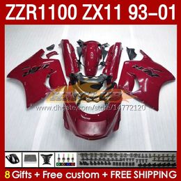 OEM Body Kit voor Kawasaki Ninja ZX-11 R ZZR1100 93-01 ZX 11 R 11R ZX11R 93 94 95 95 96 01 165NO.93 ZX11 R ZZR-1100 ZZR 1100 CC ZX-11R 1997 1998 1999 2000 2000 2000 2000 2000 2000 2000 2000 2000 2000 2000 2000 2000 2000 2008