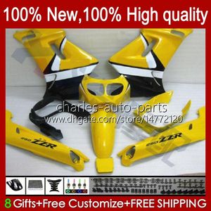 Corps OEM Pour KAWASAKI NINJA ZZR250 1990 1991 1992 1993 1994 1995 1996 1997 1998 1999 Carrosserie 54HC.49 jaune stock ZZR-250 ZZR 250 CC 90 91 92 93 94 95 96 97 98 9 9 Carénage