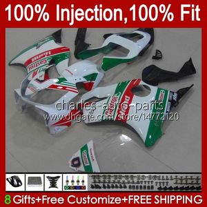 Carrosserie OEM pour HONDA CBR600FS CBR 600F4i 600 F4i FS CC 2001 2002 2003 Corps 46No.155 CBR600F4i F4 i 600CC 01-03 CBR600 F4i 01 02 03 Moule à injection Carénage Castrol Rouge