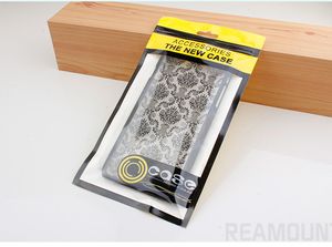 OEM Custom Logo Clear Self Seal Resealable Rits Plastic Retail Packaging Bag voor telefooncase voor iPhone 8 8Plus