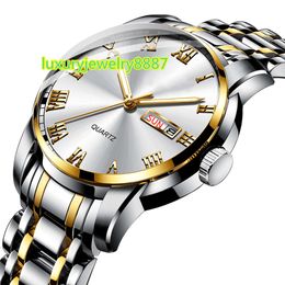 OEM aangepaste roestvrijstalen handhorloge Montre Homme Relojes Hombre luxe herenpolskwartshorloge voor heren