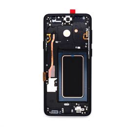 OEM Display Voor Samsung Galaxy S9 Plus LCD G965 Scherm Touch Panels Digitizer Vergadering AMOLED Met Frame Zwart