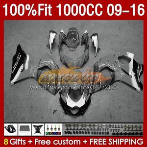 OEM-kuipen voor Suzuki GSXR1000 K9 GSXR-1000 09 10 11 12 2013 2014 2015 2016 151NO.182 GSXR 1000 CC 1000CC 2009 2010 2012 13 14 15 16 Injectie Fairing Gray Stock